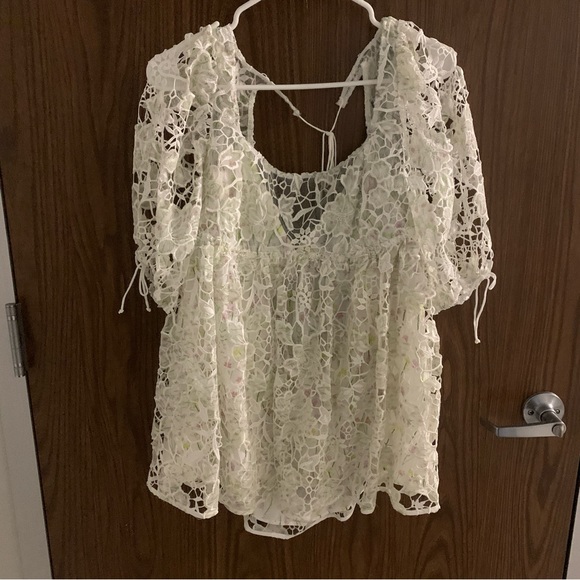 For Love and Lemons Sundae Mini Dress with shorts - Picture 3 of 12